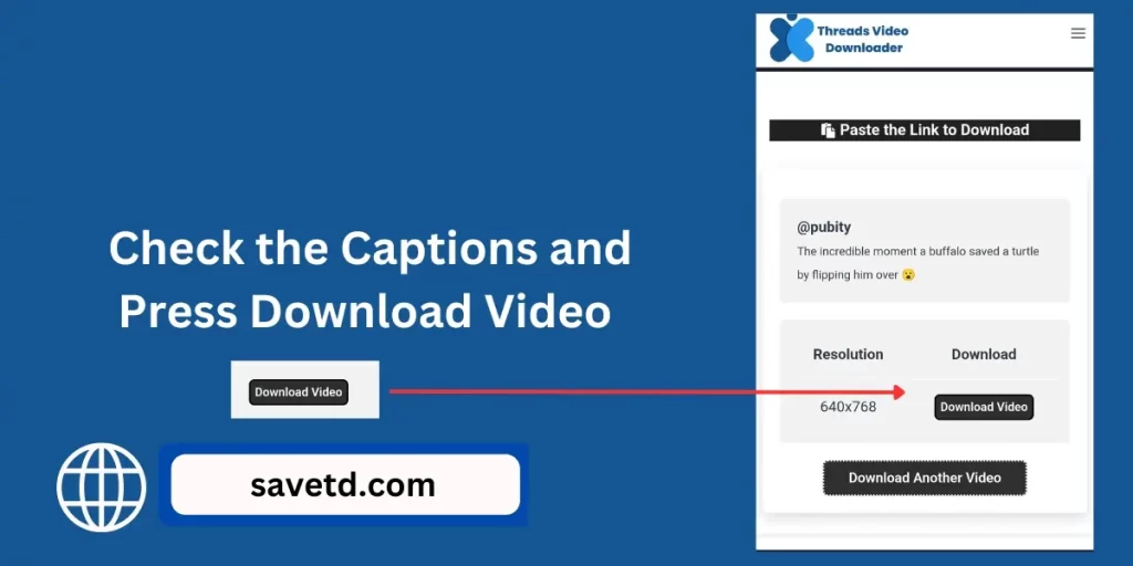 How to Download Thread Videos Step 7
