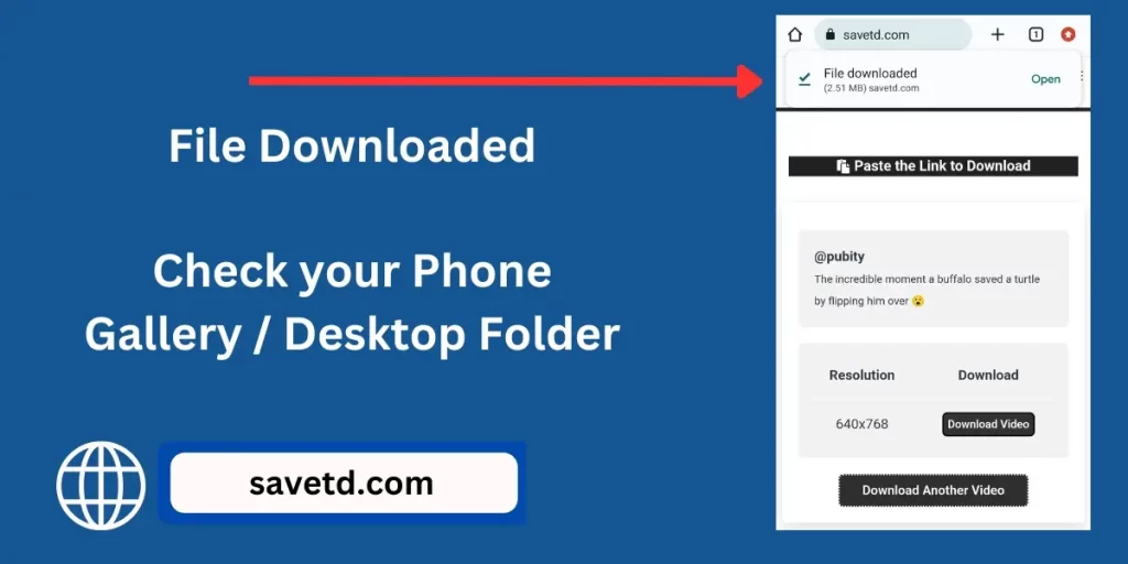How to Download Thread Videos Step 9